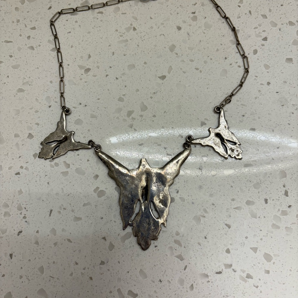 Stunning Art Nouveau Fairy Pendant Necklace - Picture 7 of 9